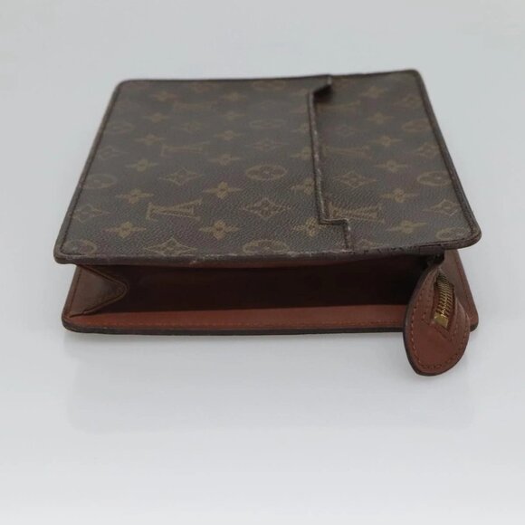 LOUIS VUITTON Monogram Pochette Homme Clutch Bag M51795 LV Auth 124453 - Picture 6 of 16